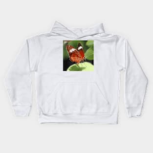 Butterfly on Leaf Kids Hoodie